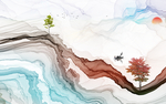 高档新中式高清画 TIF分层