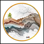 高档手绘装饰画 TIF分层