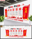 十九大党员活动室职责准则文化墙