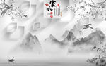 家和高档山水画 TIF分层