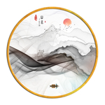山水中式线条画 TIF分层