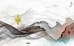 奢华线条精美墙画 TIF分层