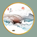 禅意意境肌理线条 TIF分层