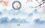 工笔山水 手绘花鸟 TIF分层