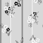 条子花卉图案
