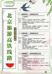 北京旅游海报DM单