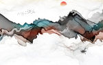 现代创意奢华壁画 TIF分层