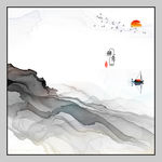 创意新中式高清画 TIF分层