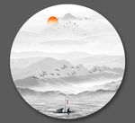 禅意水墨画