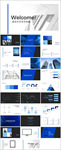 蓝色建筑通用ppt