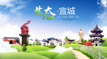 宣城生态卫生城市海报广告
