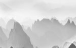 中式 新品水墨壁画 TIF合层