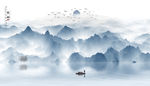 水墨山水画