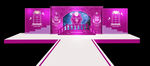 紫色婚礼背景  logo