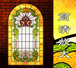 欧式教堂窗户玻璃设计
