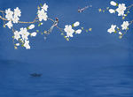 山水玉兰花
