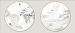中式无框画