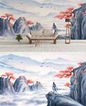 中国风电视背景墙