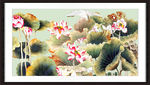 国画荷花