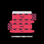 高档红色纸巾盒