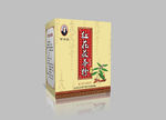 红花茯苓粉-盒子平面图