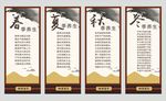 中医四季养生展板