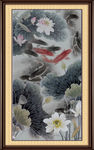 国画荷花