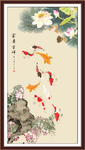 九鱼图