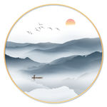 现代山水画