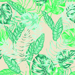 矢量叶子 热带风情 沙滩花型