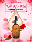 野玫瑰精油海报