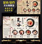 足浴背景墙