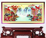 鸿运当头 鸿运当头国画 国画山