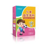 儿童高钙益生菌乳酸粉包装展开图