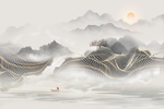 新中式山水