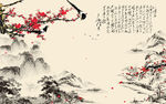 喜鹊梅花