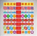 小学校教室班级黑板励志标语