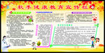 秋季健康教育宣传栏