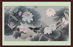 国画荷花
