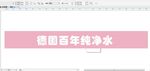 德国百年纯净水