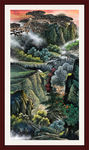 巨幅山水画