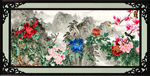 国画牡丹