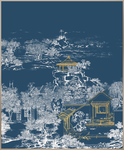 历代国画山水线稿