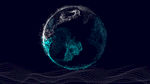 未来科技梦幻地球素材背景矢量图