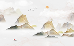 抽象山水