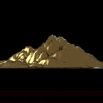 金色的山