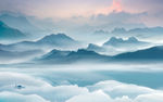中式山水画 TIF分层