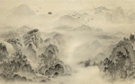 国画背景墙