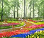 花花世界背景墙
