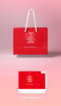 2019春节红色喜庆手提袋纸袋